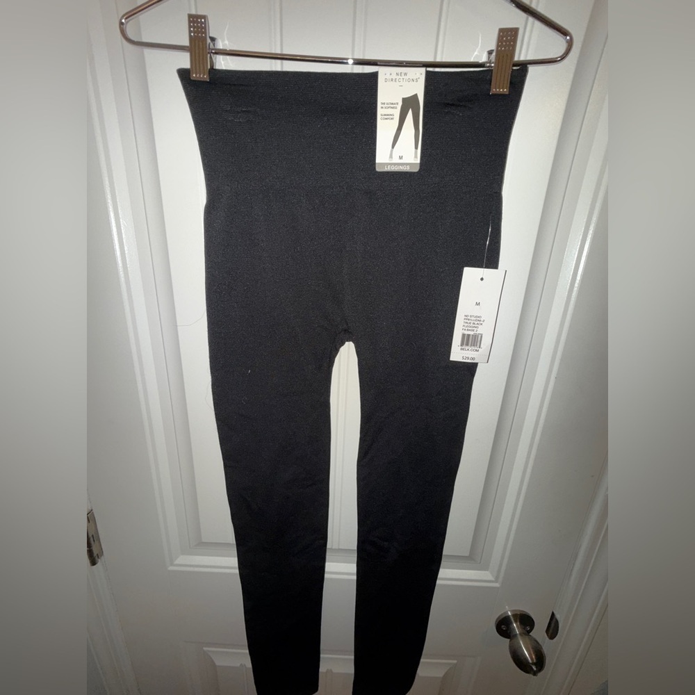 New Directions Dark Gray Leggings - Picture 6 of 9
